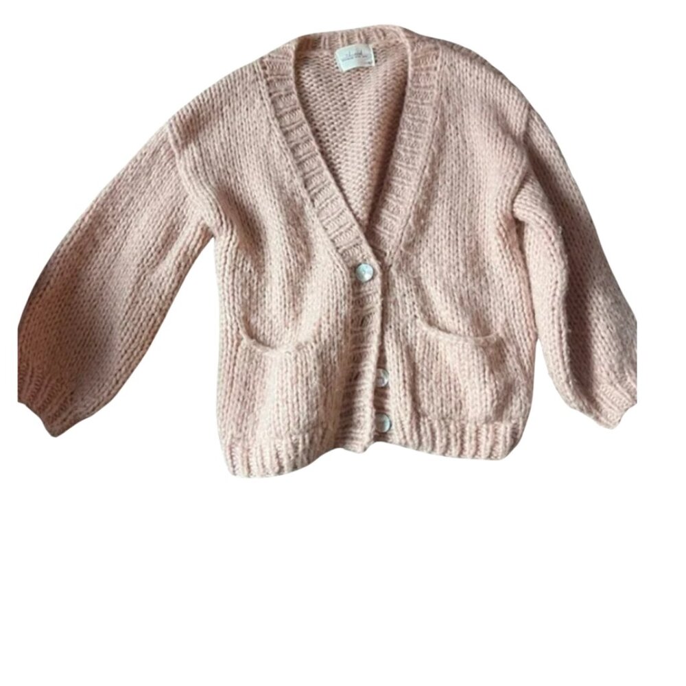 Chicwish knit pink cardigan
